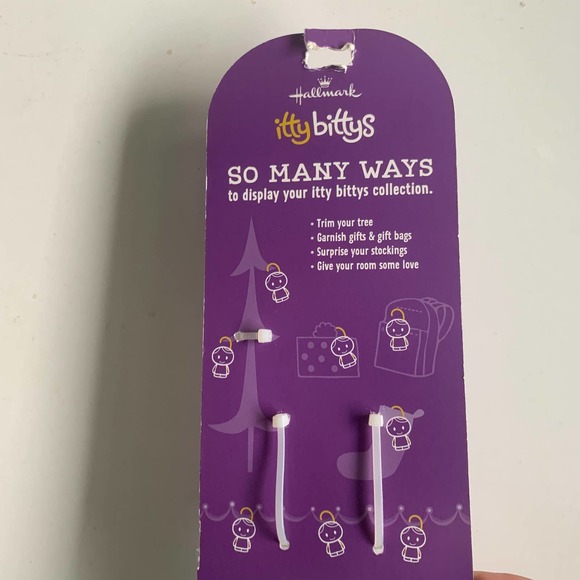 Hallmark Itty Bittys Display Hooks Set of 8 Christmas Decor Decorative Hangers - Picture 5 of 11